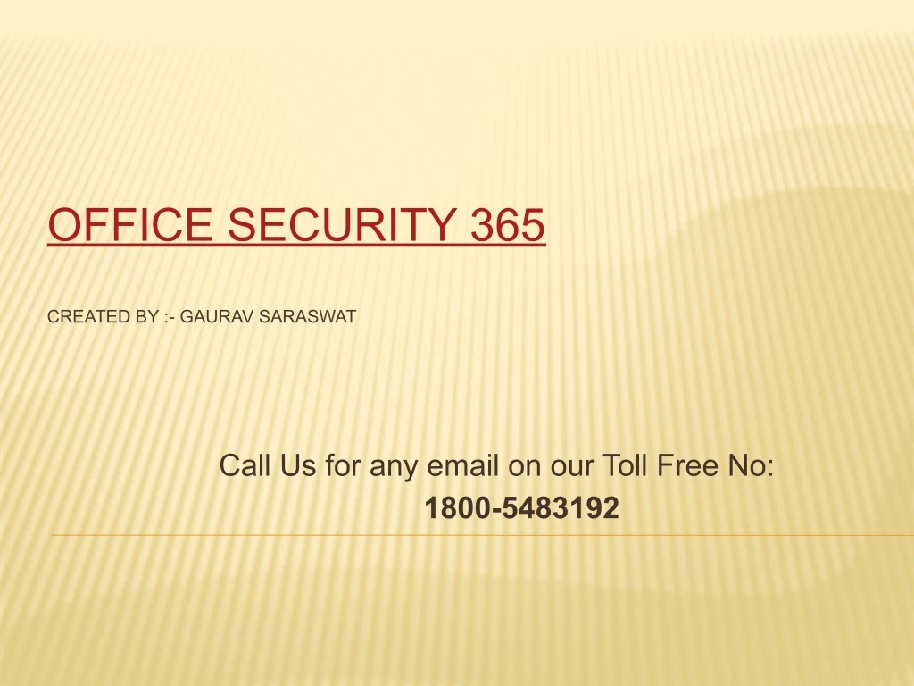 office security 365