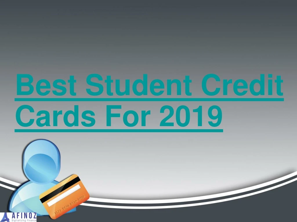 best student credit cards for 2019