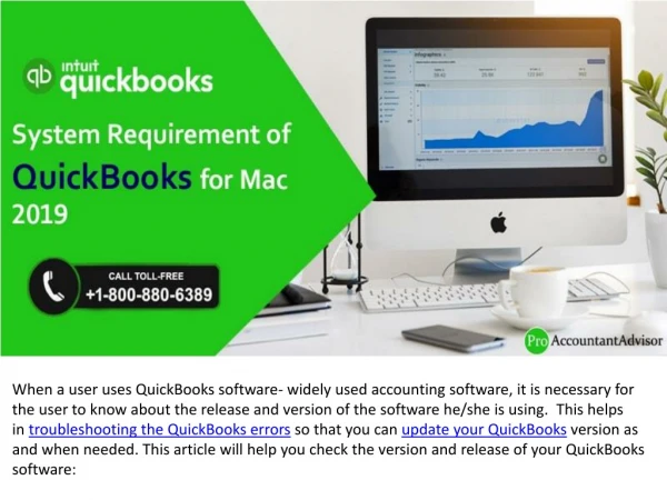 Read the QuickBooks system requirements for Mac 2019