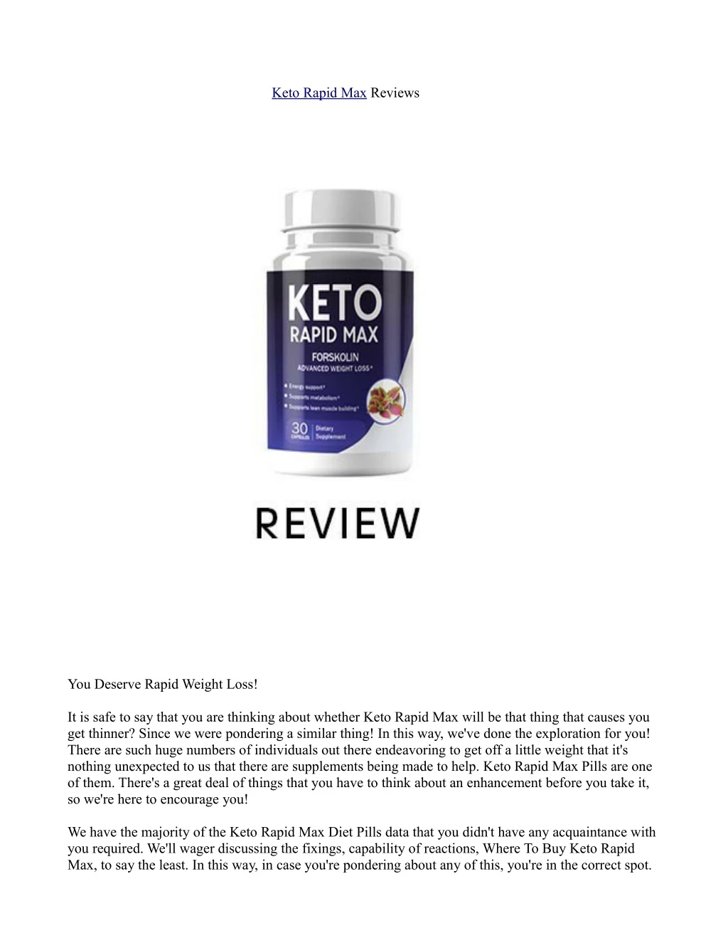 keto rapid max reviews