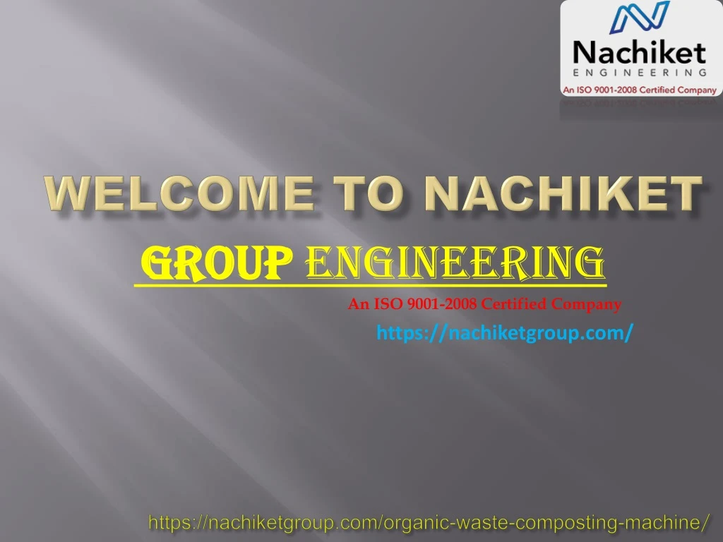 welcome to nachiket