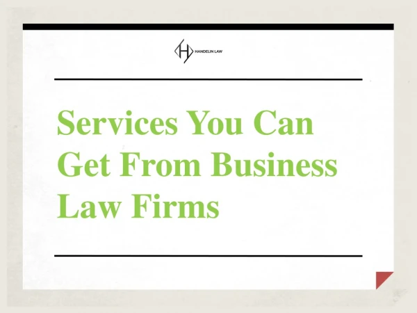 Finding The Best Business Law Firms