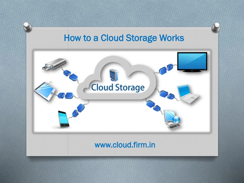 how to a cloud storage works