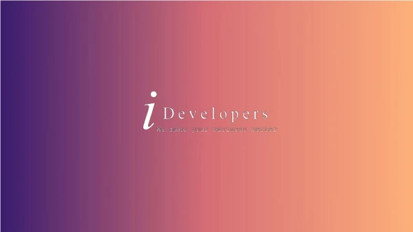 iDevelopersindia Web designing company