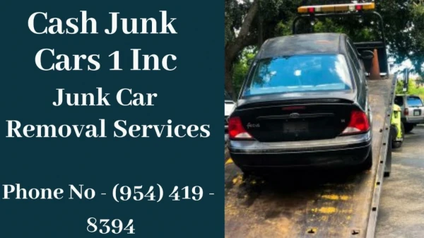 Car And Truck Removal Services
