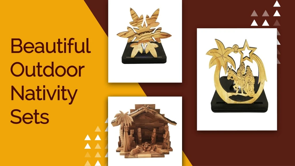 beautiful outdoor nativity sets