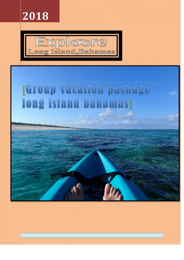 Group vacation package long island bahamas
