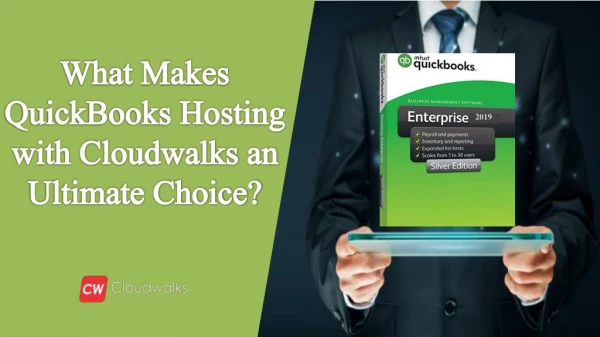 What Makes QuickBooks Hosting with Cloudwalks an Ultimate Choice?