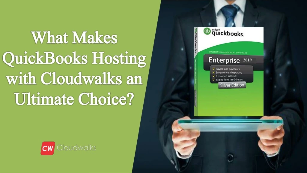 what makes quickbooks hosting with cloudwalks