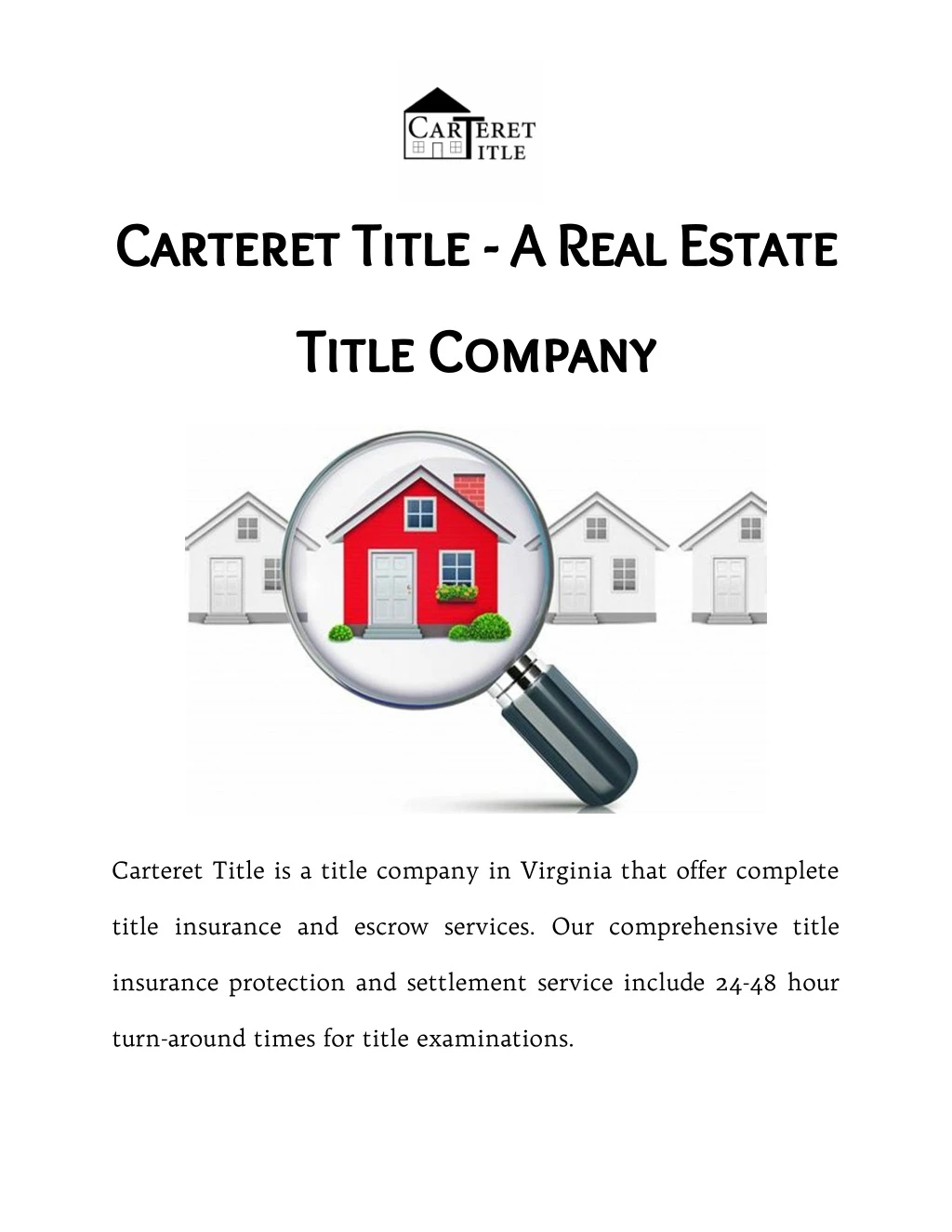 carteret title a real estate title company