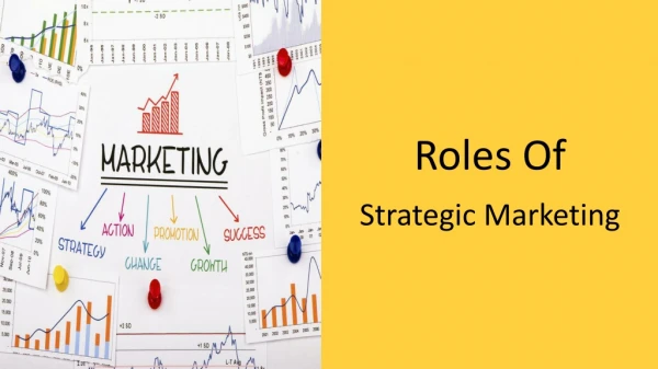 Role Of Strategic Marketing For An Organization