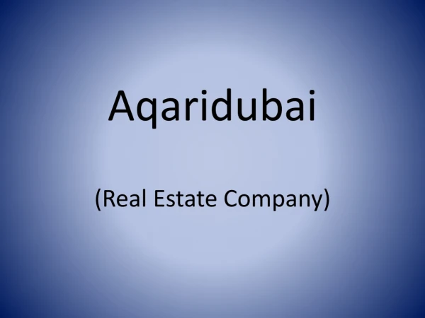 Properties for sale in Dubai