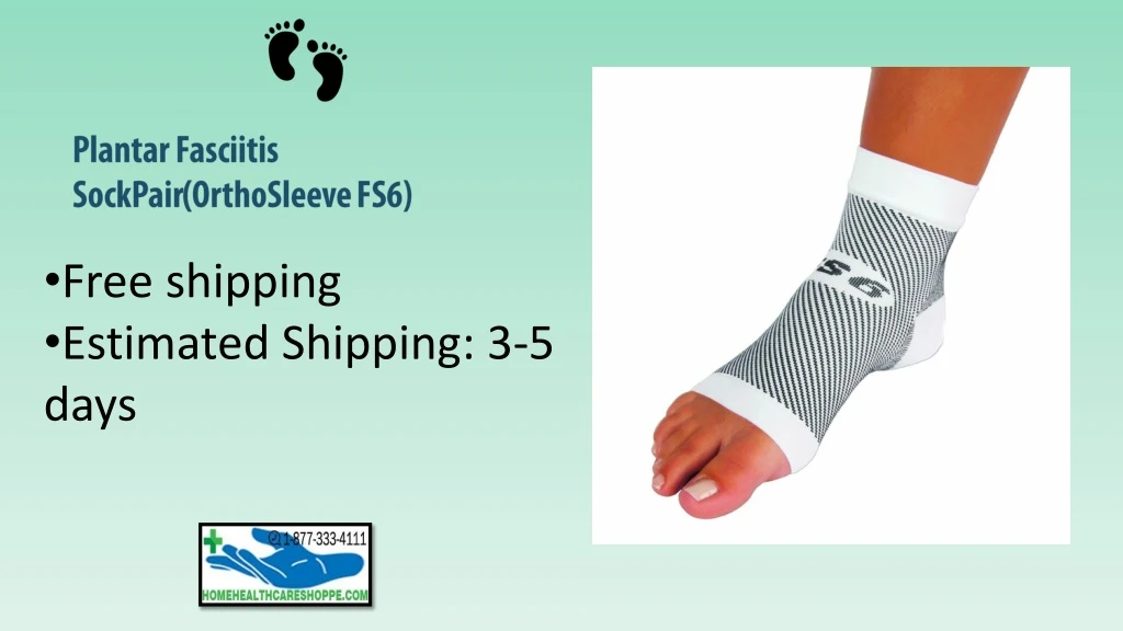 plantar fasciitis sockpair orthosleeve fs6