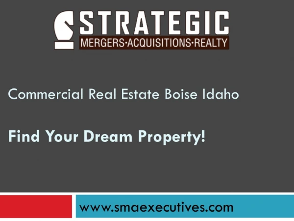 Commercial Real Estate Boise Idaho - SMA Executives