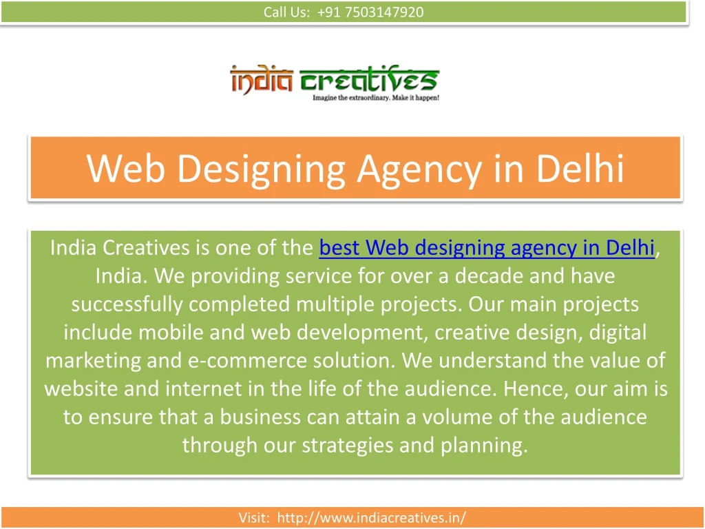 web designing agency in delhi