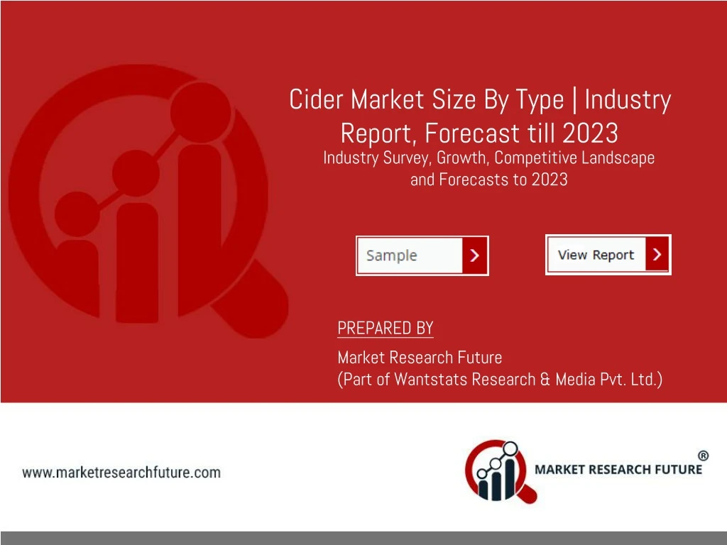cider market size by type industry report