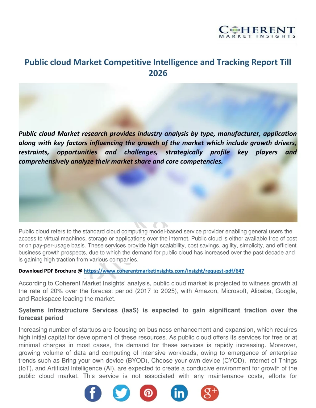 public cloud market competitive intelligence