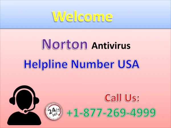 Norton Antivirus Helpline Number USA 1-877-269-4999