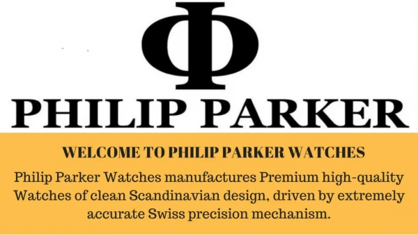 Shop Luxury Best Watches For Women from Philip Parker Watches