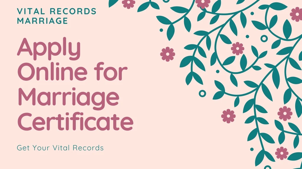 vital records marriage apply online for marriage