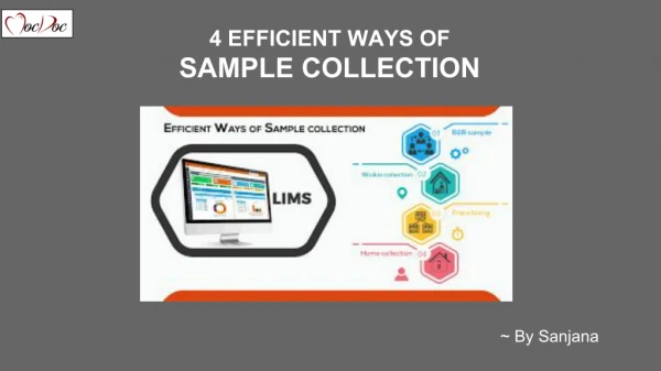 4 Efficient Ways of Sample collection