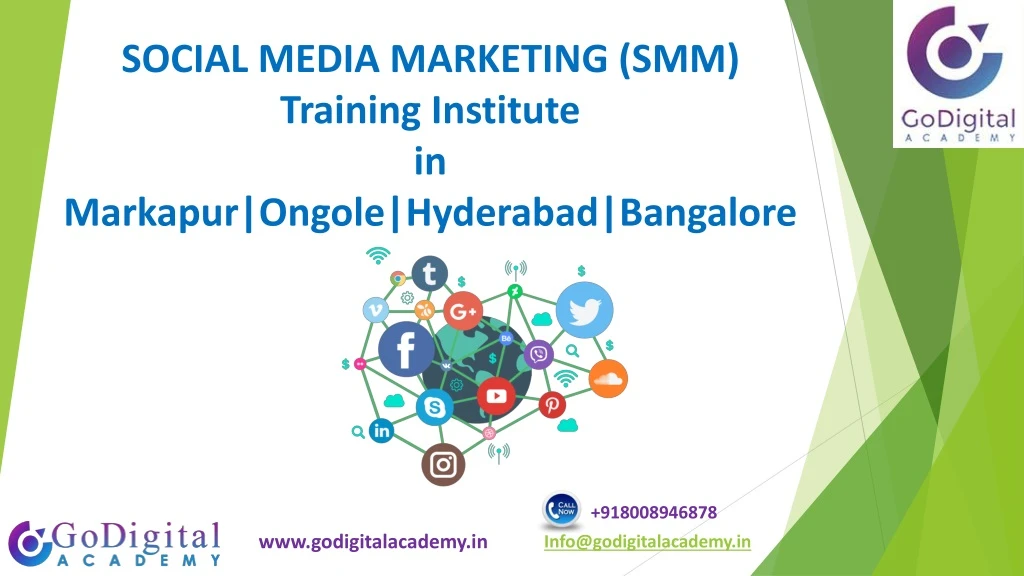 social media marketing smm training institute in markapur ongole hyderabad bangalore