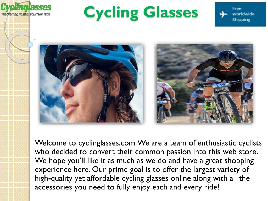 cycling glasses