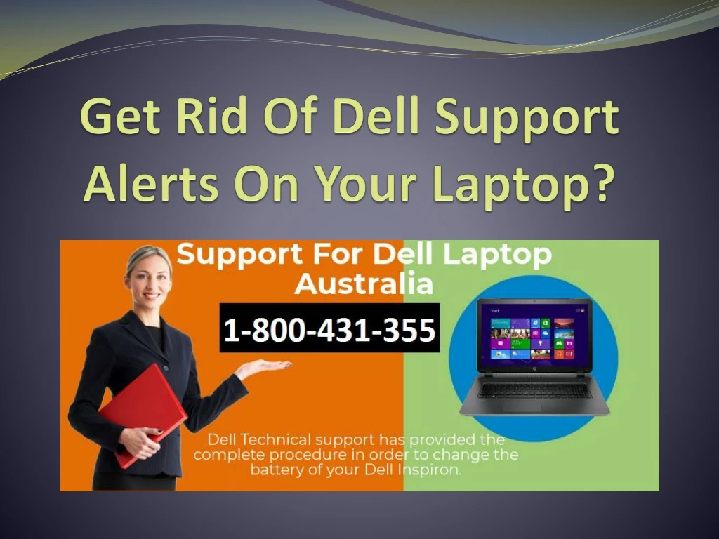 get rid of dell support alerts on your laptop