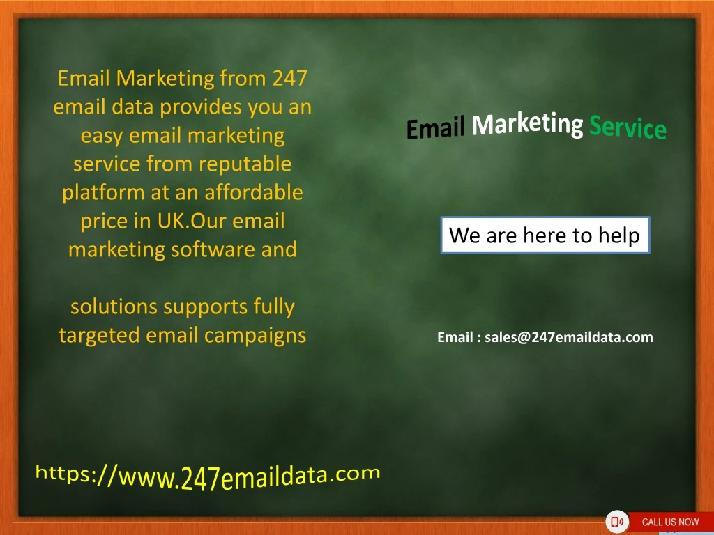 email marketing from 247 email data provides