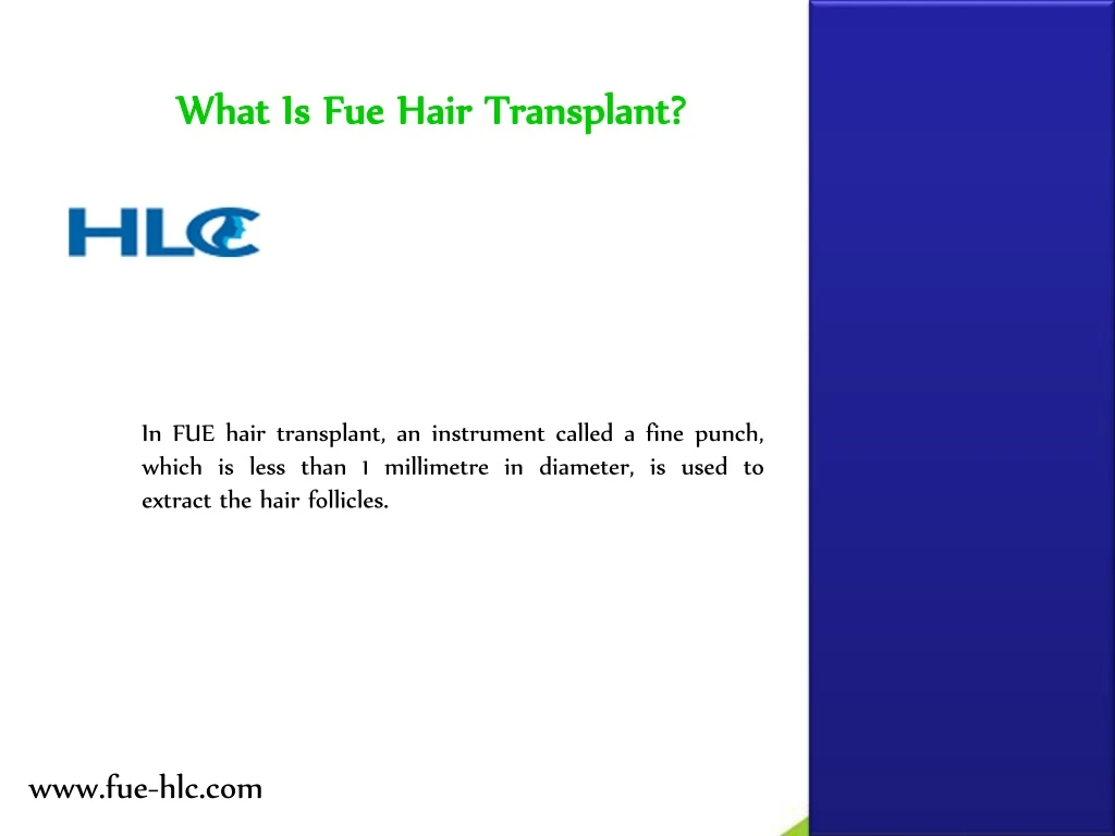 what is fue hair transplant
