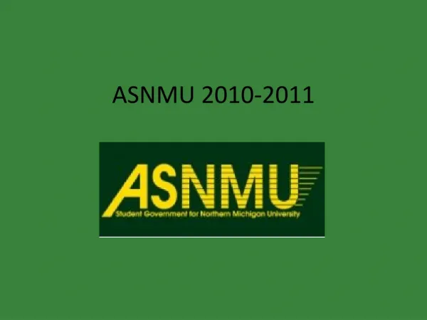ASNMU 2010-2011