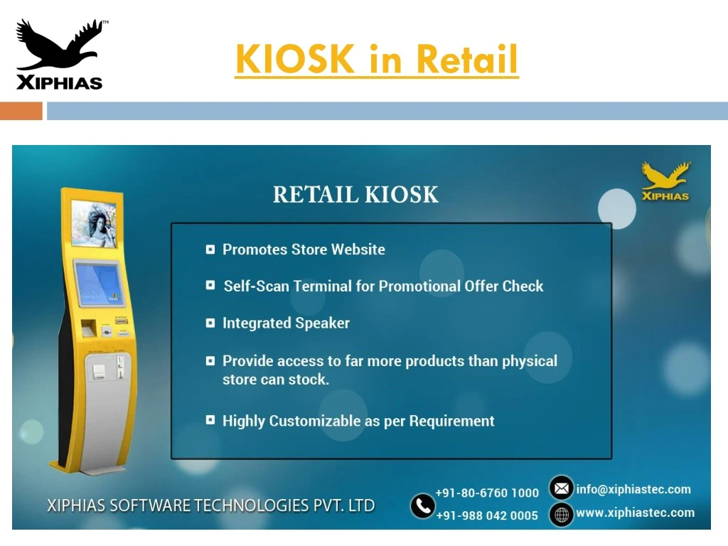 kiosk in retail