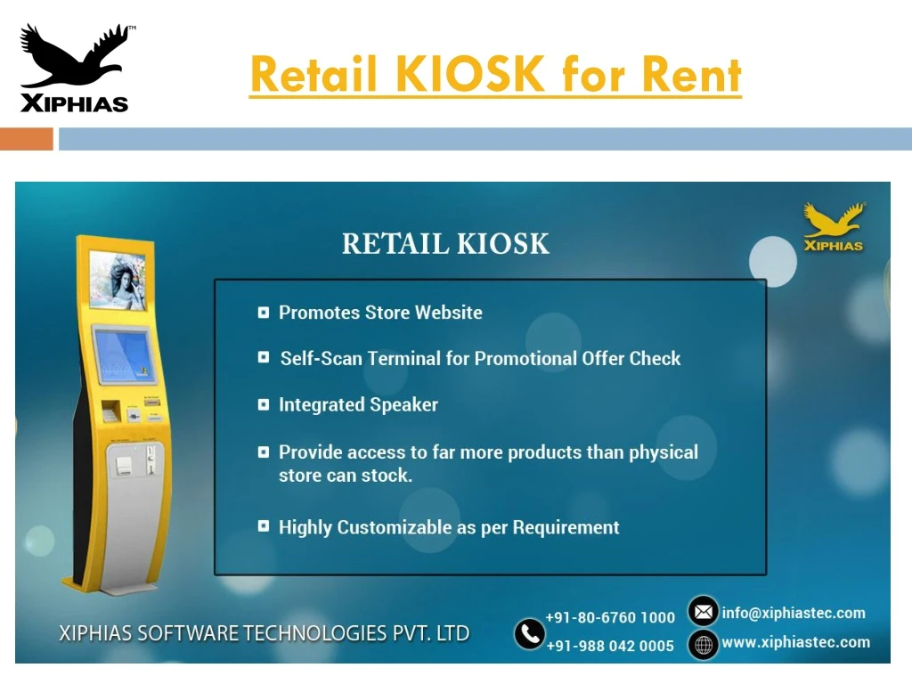 retail kiosk for rent
