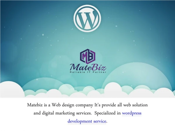 Your Company Require to Go For WordPress Development service