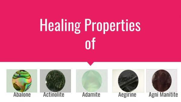 Healing Properties of Gemstones