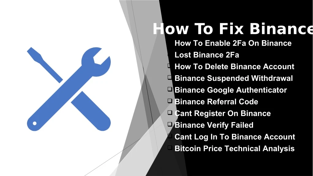 how to fix binance how to enable 2fa on binance