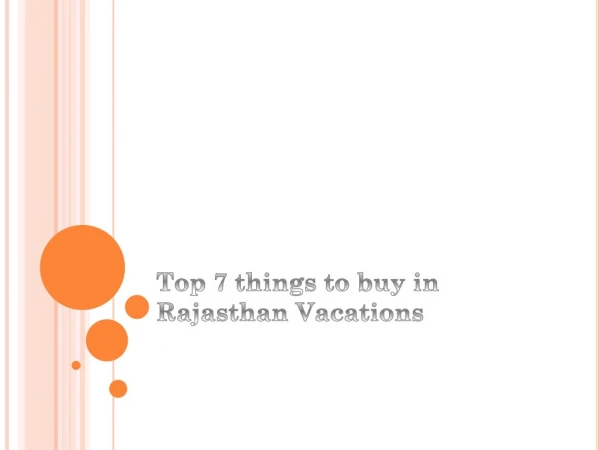 top 7 things to buy in rajasthan vacation