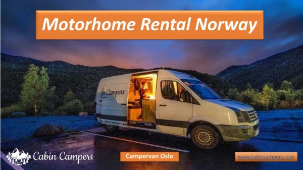 Visit Norway with Motorhome rental Norway