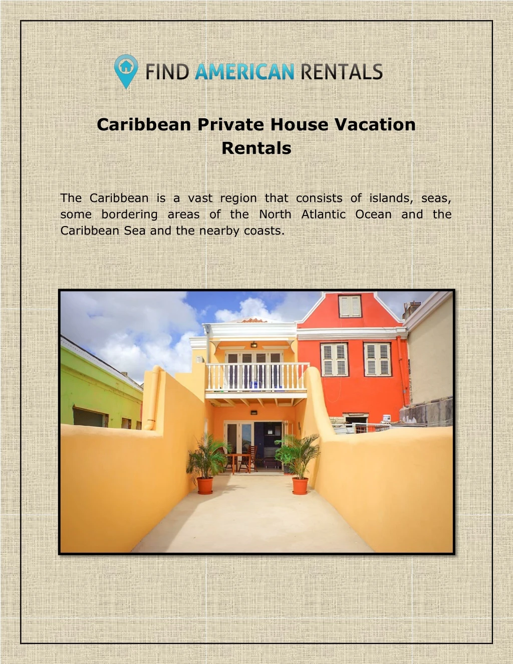 caribbean private house vacation rentals