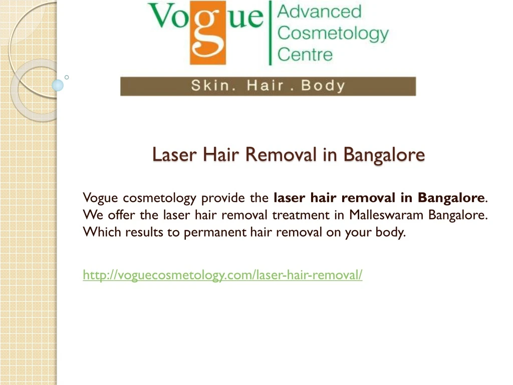 laser hair removal in bangalore
