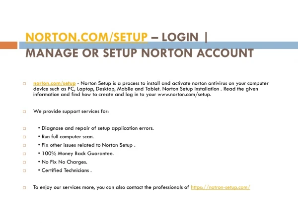 norton com setup login manage or setup norton account