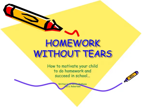 HOMEWORK WITHOUT TEARS