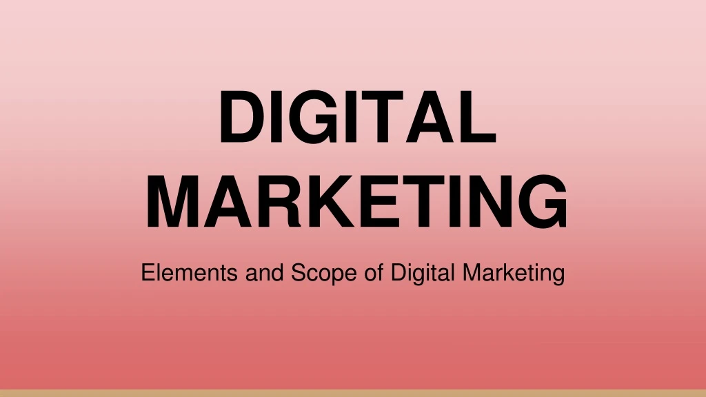 digital marketing