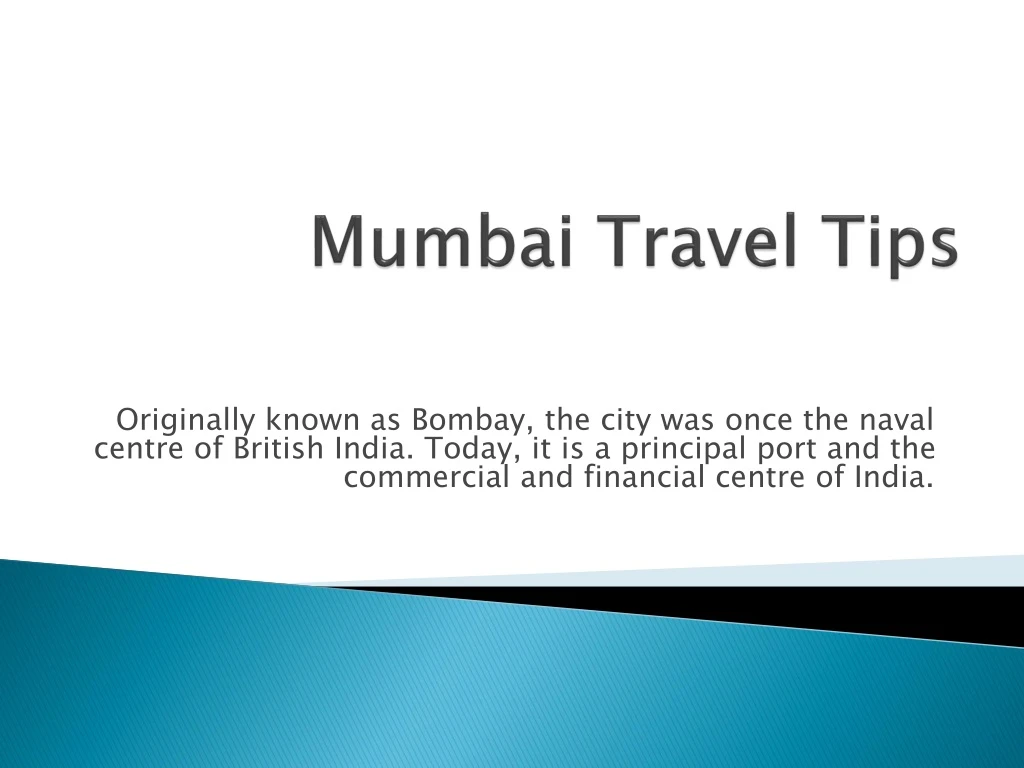 mumbai travel tips