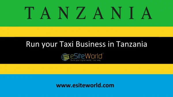 Run your Taxi Business in Tanzania