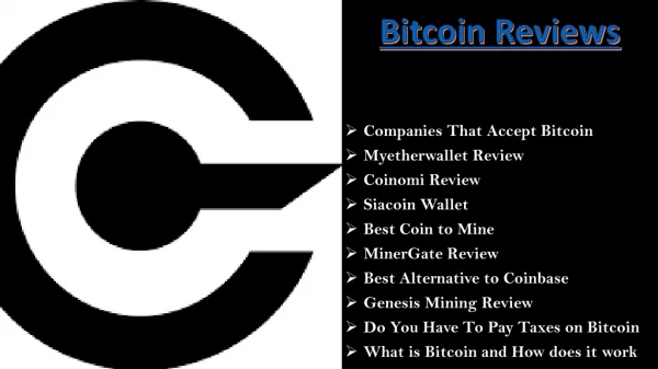 Bitcoin Reviews