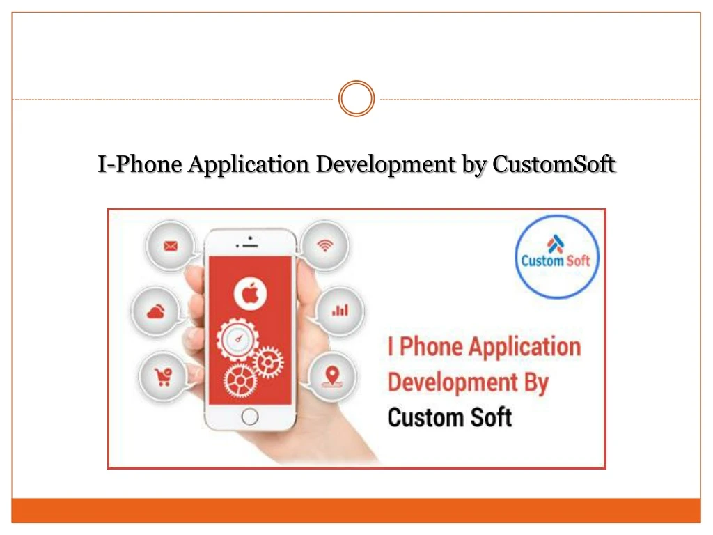 i phone application development by customsoft