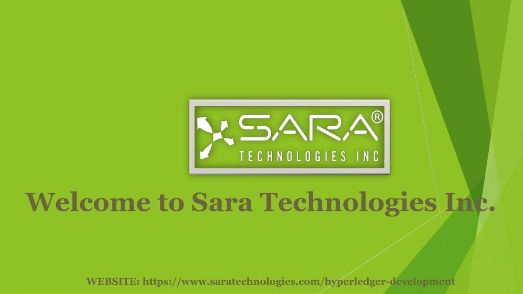 welcome to sara technologies inc