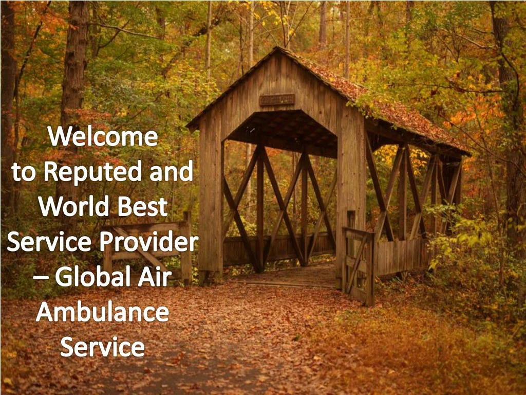 welcome to reputed and world best service