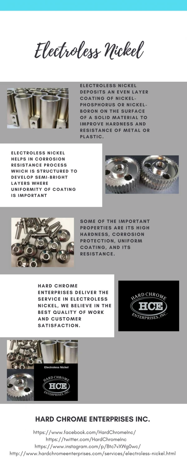 All about Electroless Nickel | Nickel Plating